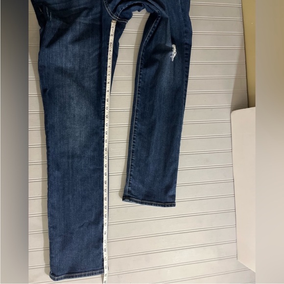 Kut from the Kloth Boyfriend Distressed Denim Jeans Women 10 Medium Wash Stretch - Picture 13 of 13